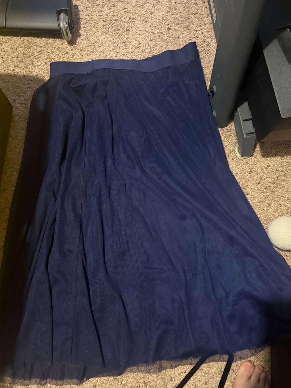 Boden Isabella Navy Blue Tulle Skirt - Picture 2 of 3